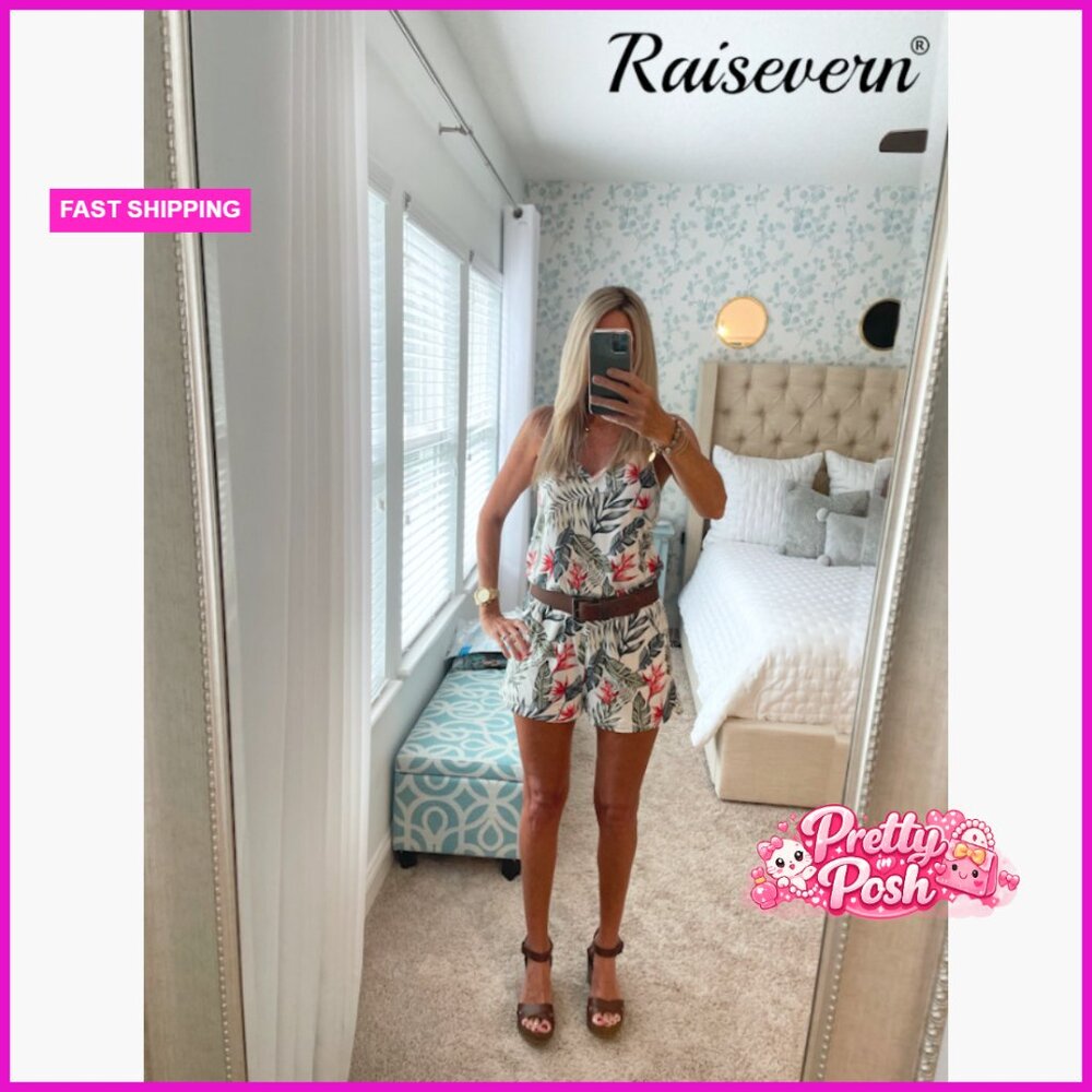 Polyester Spandex Romper with Adjustable Straps a… - image 7